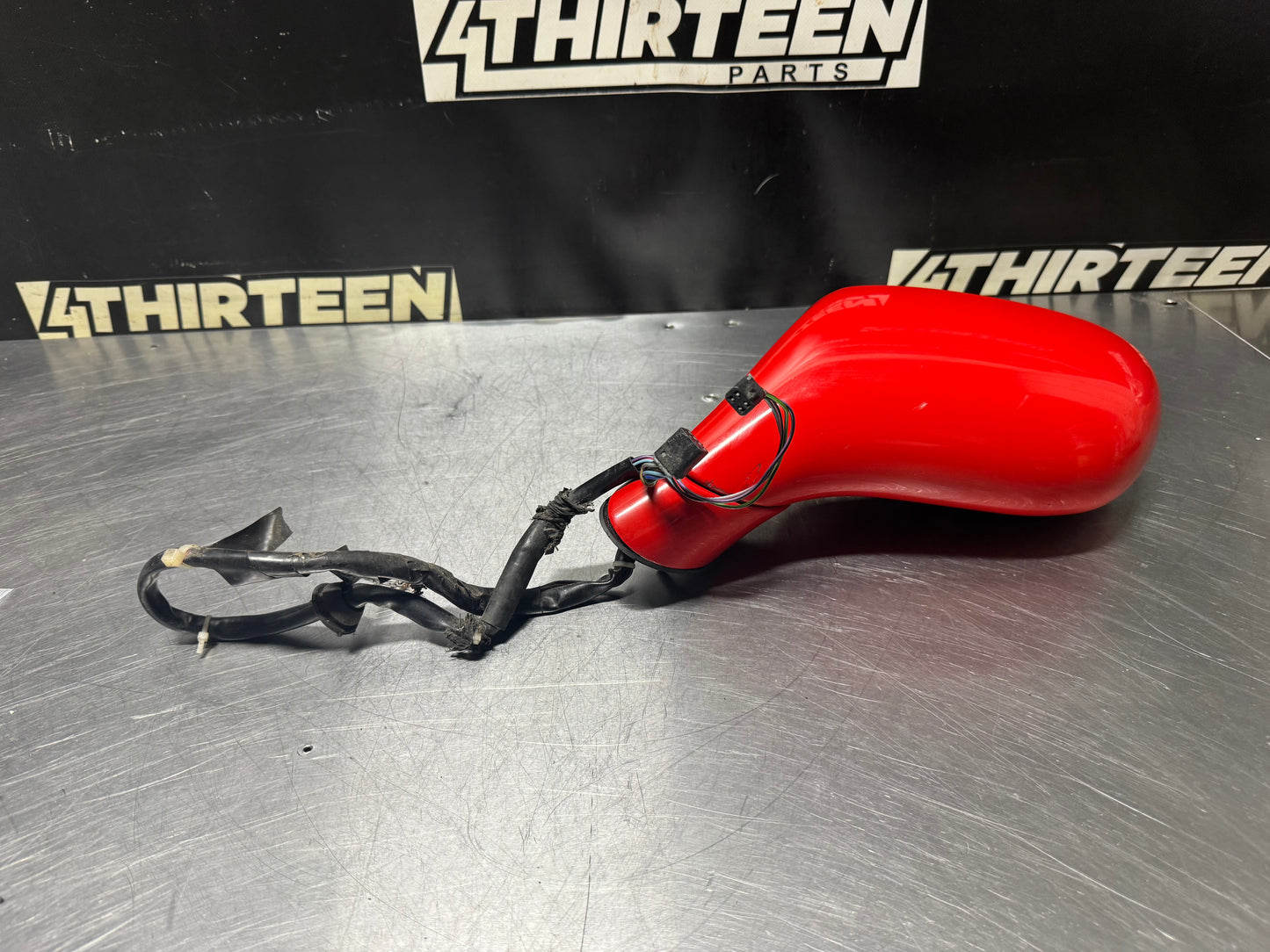 1997-2004 CORVETTE C5 LF DRIVER SIDE MIRROR TORCH RED OEM #N238