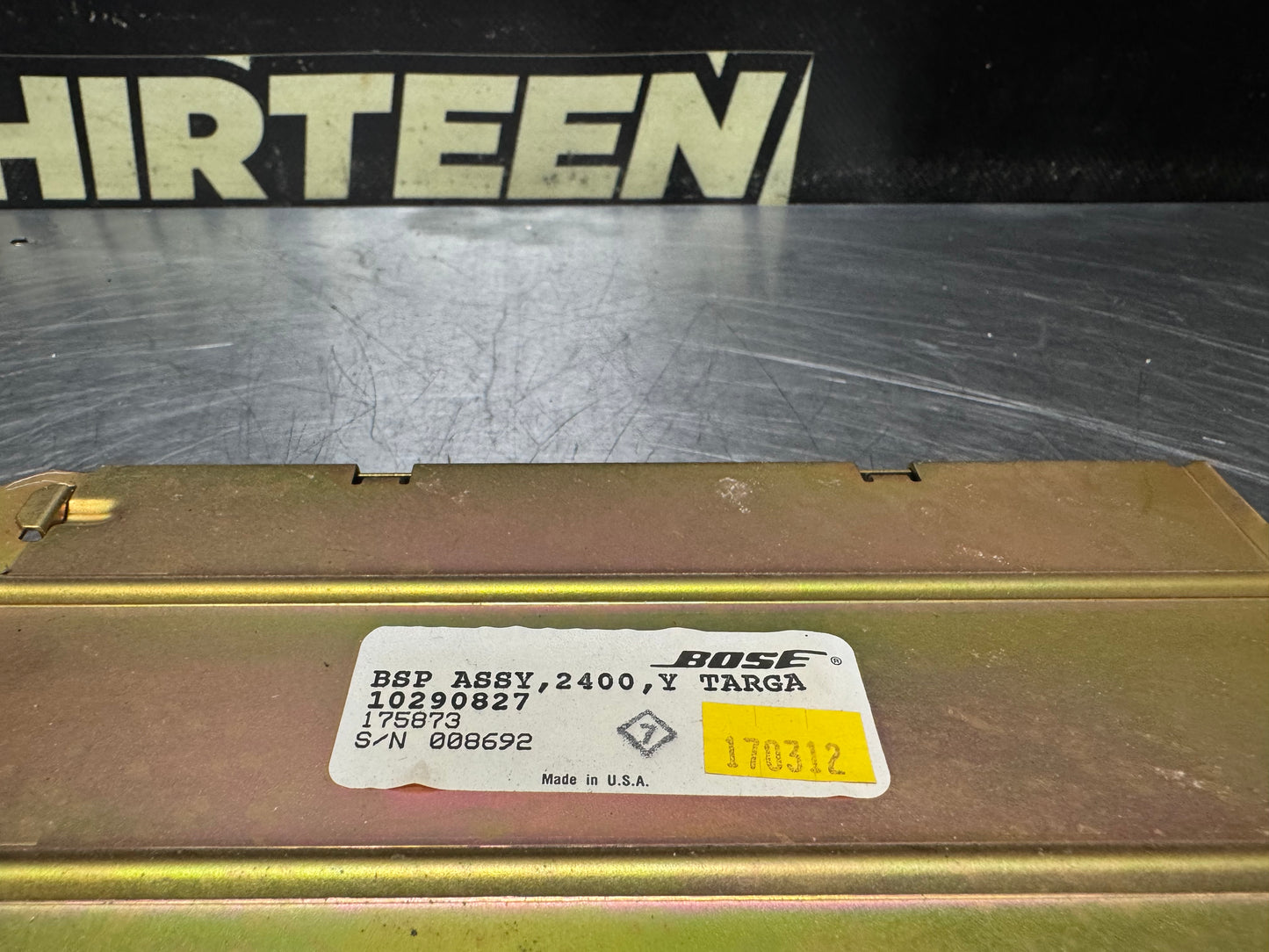 97-04 C5 CORVETTE COUPE OEM BOSE AMP AMPLIFIER 10400213 #N509