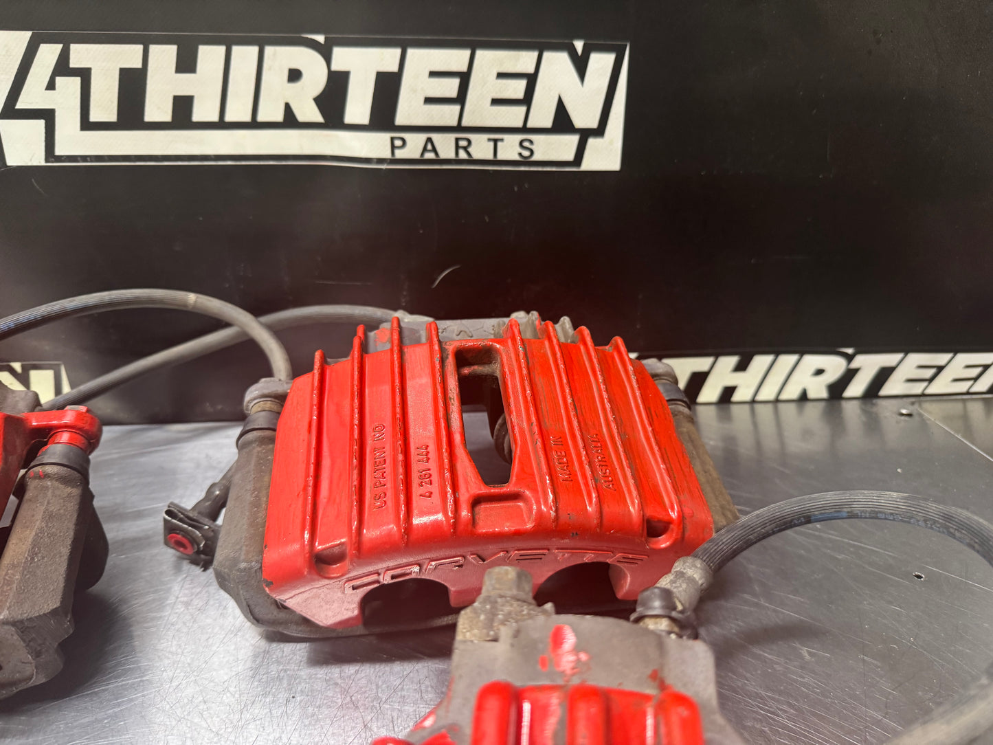 97-04 CHEVROLET CORVETTE C5 OEM FROTN AND REAR BRAKE CALIPER SET #N325