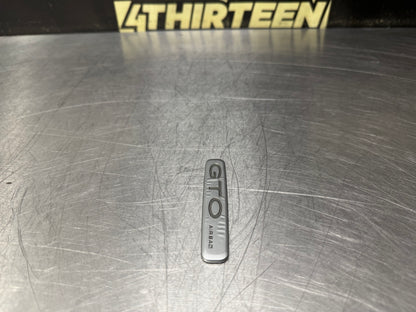 04-06 PONTIAC GTO DASH EMBLEM OEM #N947