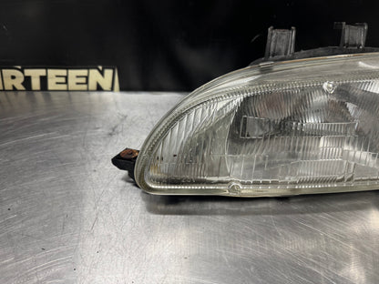 92-95 HONDA CIVIC COUPE/HATCHBACK LH DRIVER STANLEY GLASS HEADLIGHT OEM #N210