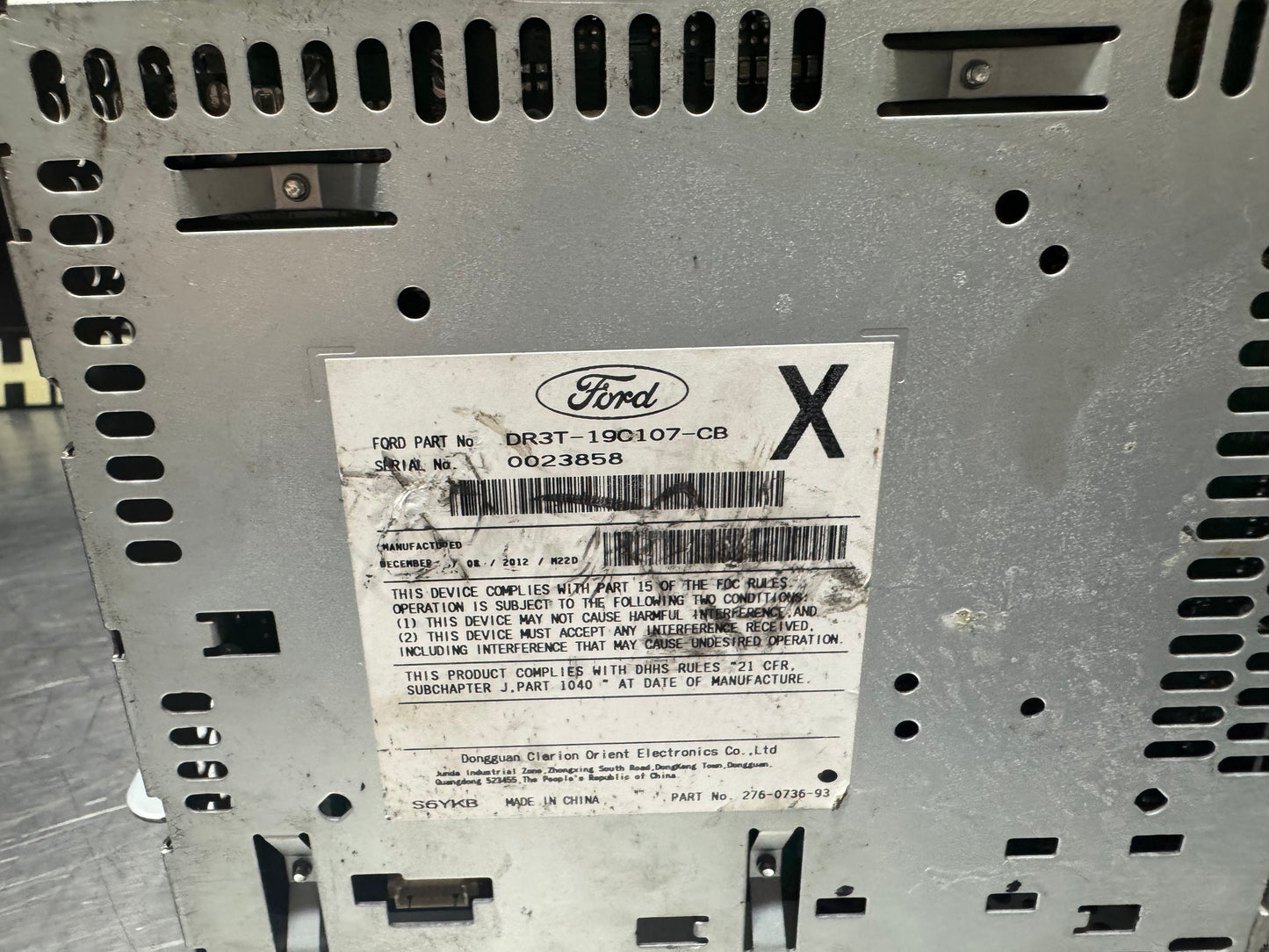 10-14 FORD MUSTANG GT SINGLE CD FM AM RADIO STEREO RECEIVER OEM #N417