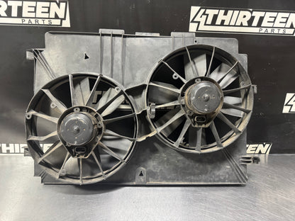 97-04 C5 CORVETTE DUAL RADIATOR FAN W/ SHROUD OEM #L490