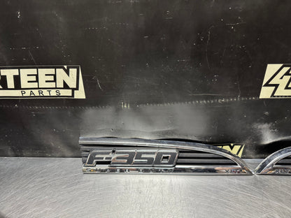 11-16 FORD F350 SUPER DUTY LEFT RIGHT FENDER EMBLEM BADGES OEM #N761