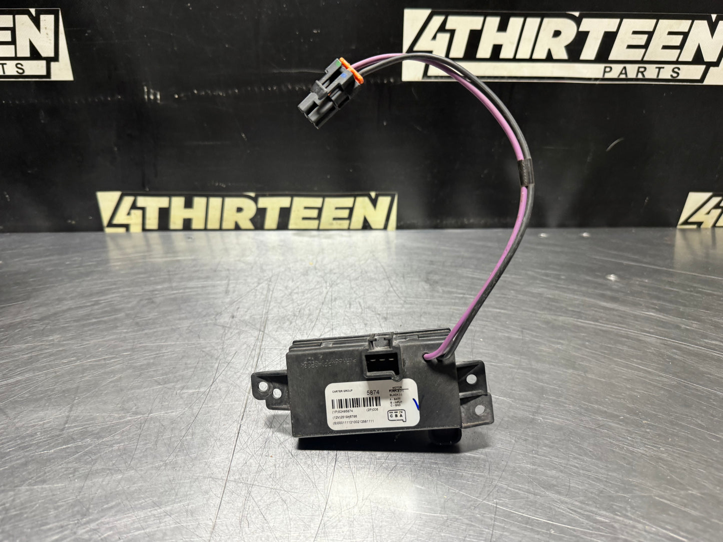 03-06 CHEVY SILVERADO/GMC SIERRA AC BLOWER MOTOR RESISTOR MODULE 52495874 #N435
