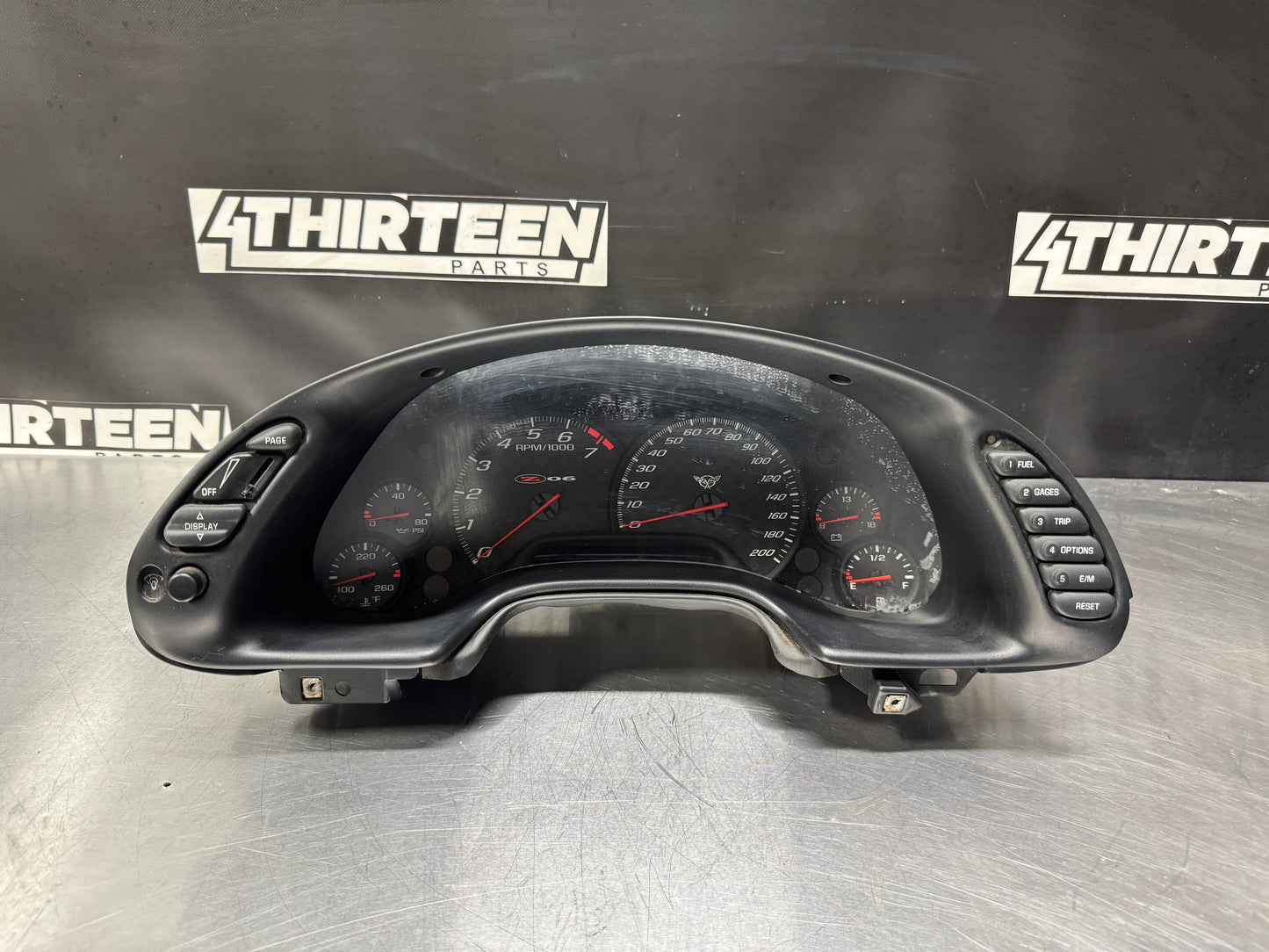 2004 CORVETTE C5 Z06 GAUGE CLUSTER  OEM 10315861 MILAGE 104,166 #L261