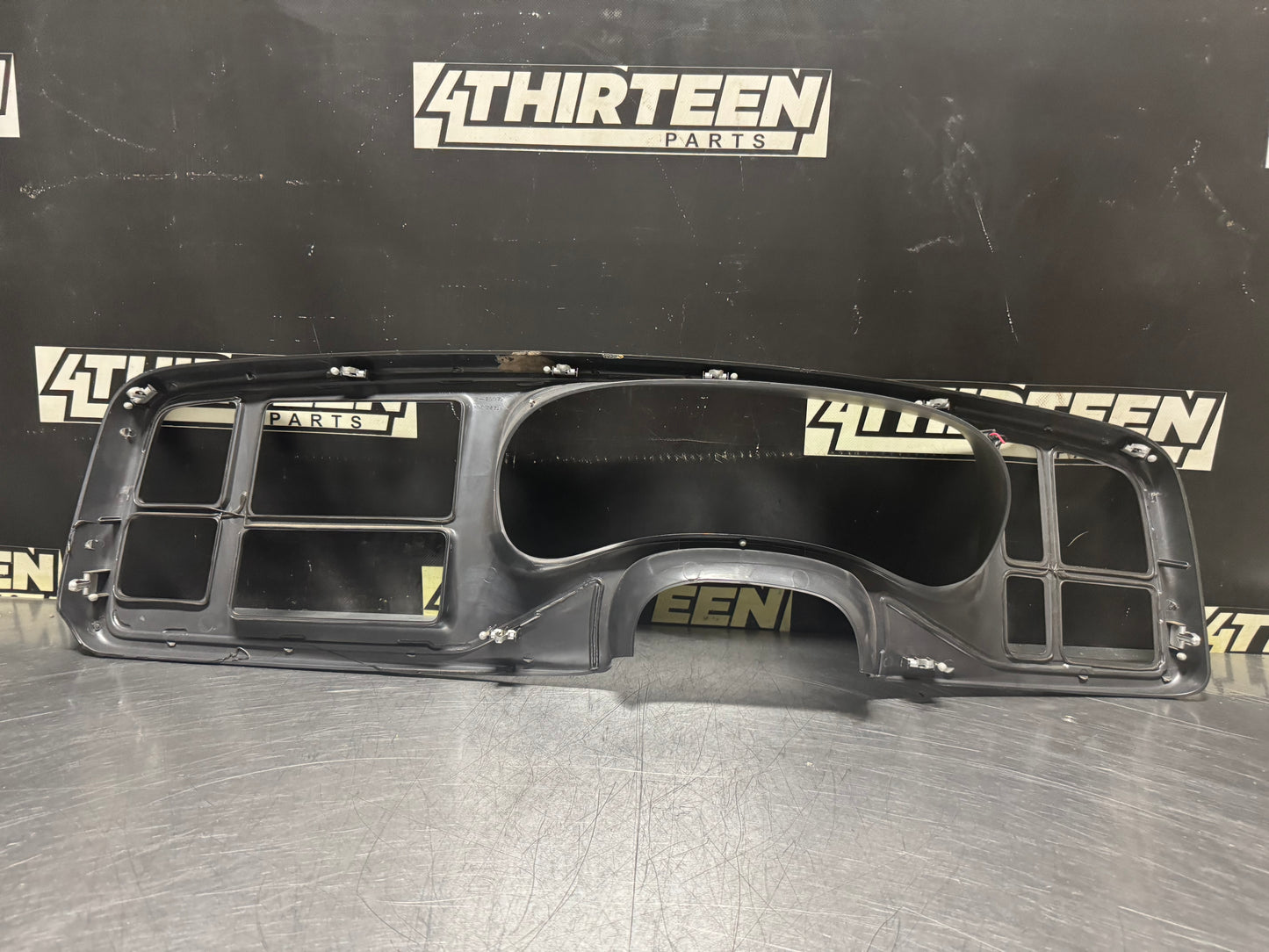 03-06 CHEVY SILVERADO GMC SIERRA GAUGE CLUSTER DASH BEZEL WOOD GRAIN OEM #N563