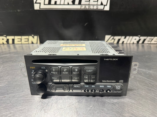 1997-2004 CORVETTE C5 RADIO AM FM CD PLAYER 16201841 DELCO OEM #N114