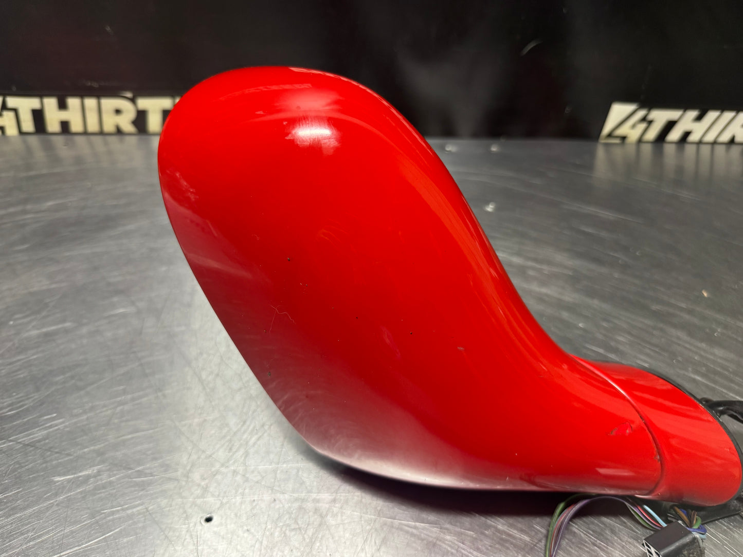 1997-2004 CORVETTE C5 LF DRIVER SIDE MIRROR TORCH RED OEM #N238
