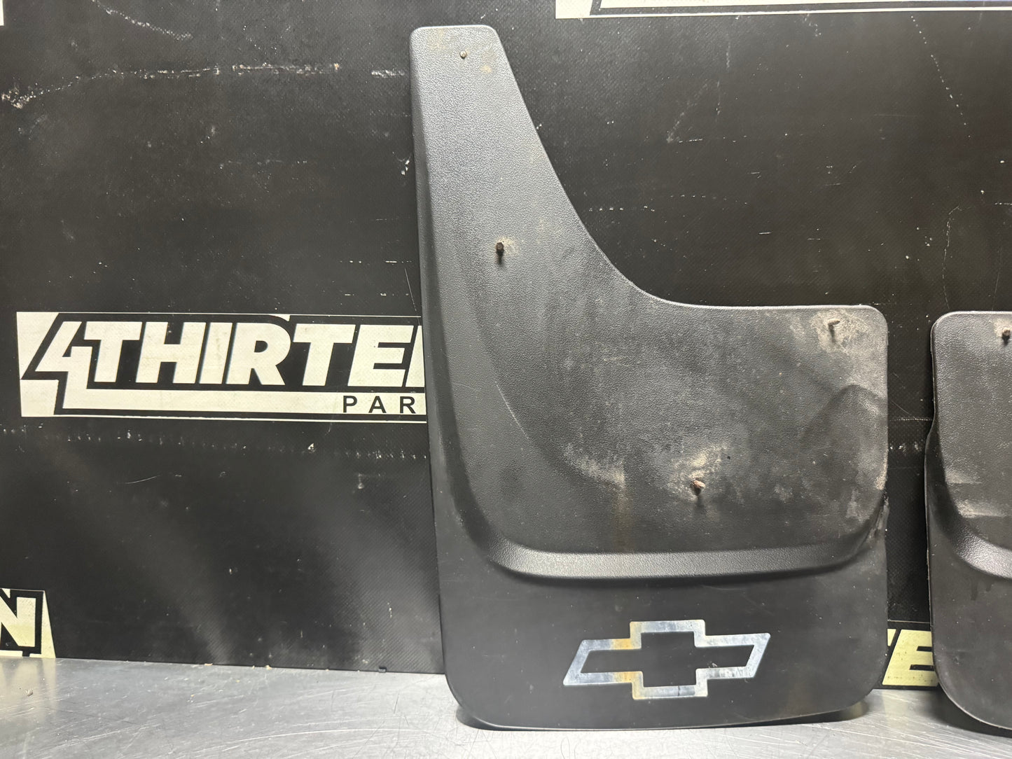 01-13 CHEVROLET SILVERADO REAR MUD FLAPS OEM #N567
