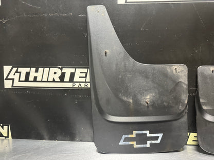 01-13 CHEVROLET SILVERADO REAR MUD FLAPS OEM #N567