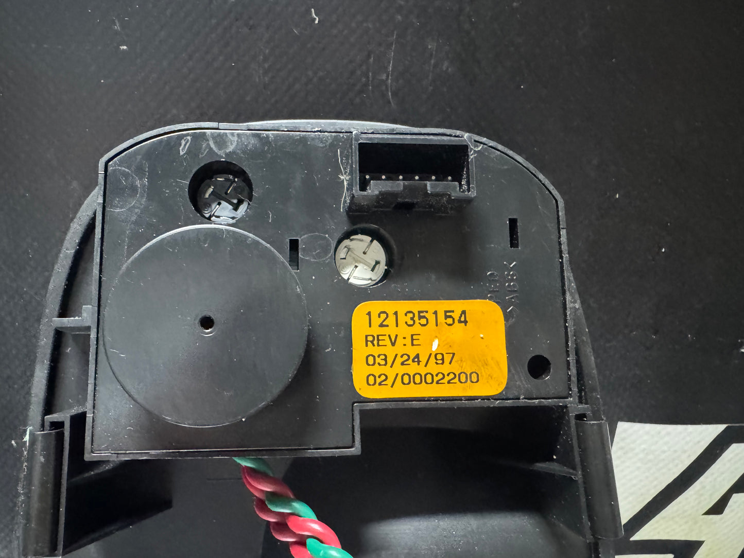 1997-2004 C5 CORVETTE TRACTION CONTROL SWITCH 12135154 USED OEM #N175