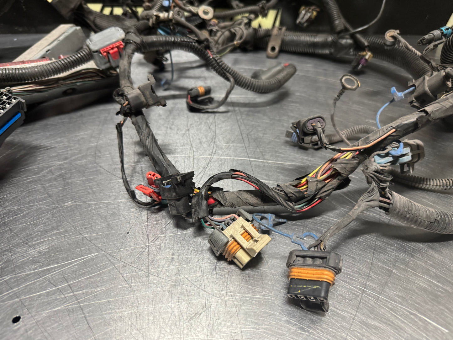 02 CAMARO SS LS1 AUTOMATIC ENGINE HARNESS OEM #N689