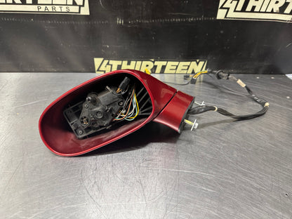 1997-2004 CORVETTE C5 LF DRIVER SIDE MIRROR MAGNETIC RED #N736