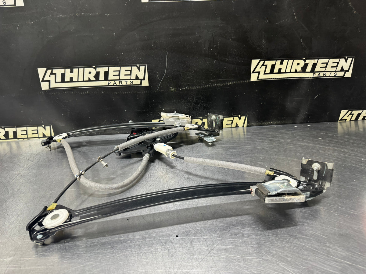 2015 FORD MUSTANG LH DRIVER SIDE WINDOW MOTOR REGULATOR ASSEMBLY OEM #V54