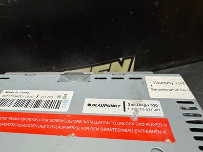 99-06 SILVERADO BLAHPUNKT SAN DIEGO 530 DOUBLE DIN RADIO #N842