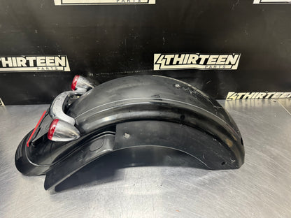 2010 HARLEY DAVIDSON STREET GLIDE REAR FENDER W/ LIGHTS OEM #N335