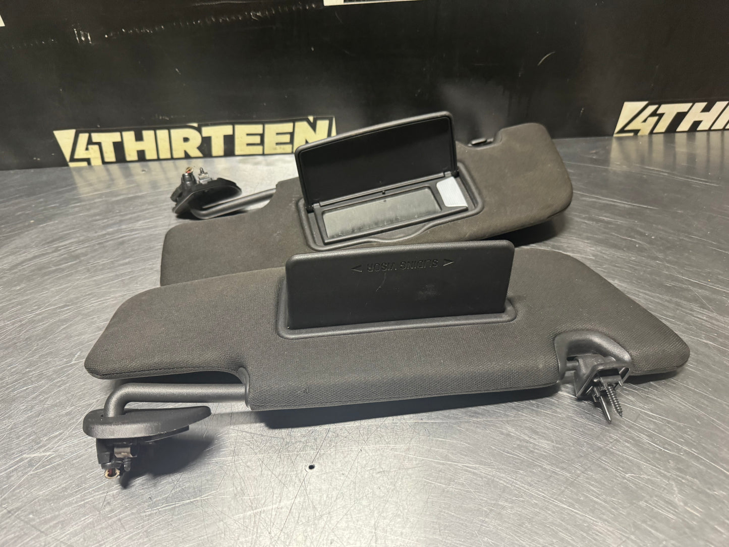 11-14 FORD MUSTANG SUN VISOR SET OEM #N426