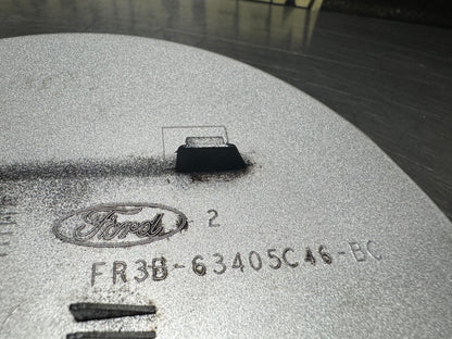 15-17 FORD MUSTANG GT FUEL DOOR GAS LID TANK COVER SILVER OEM #V28