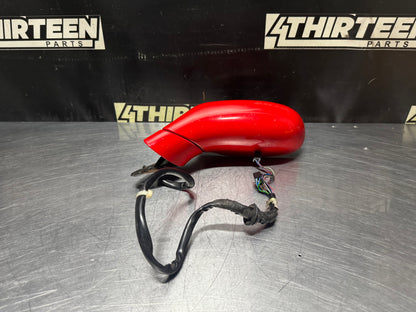1997-2004 CORVETTE C5 LF DRIVER SIDE MIRROR TORCH RED OEM #N480