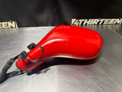 1997-2004 CORVETTE C5 LF DRIVER SIDE MIRROR TORCH RED OEM #N238