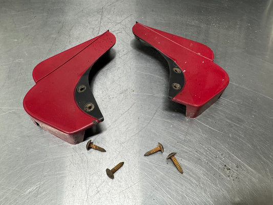 2004 PONTIAC GTO SIDE SKIRT ROCKER END CAPS RED OEM #250