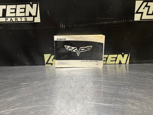 2009 C6 CHEVROLET CORVETTE OWNERS MANUAL OEM #N604
