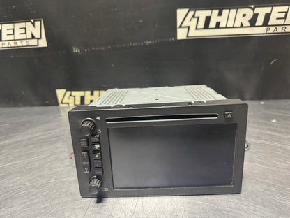 03-06 CADILLAC ESCALADE RADIO CD DVD NAVIGATION DISPLAY AND RECEIVER OEM #N375