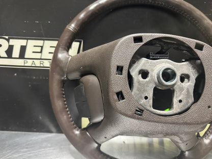 2010-2014 GMC YUKON DENALI HEATED WOODGRAIN STEERING WHEEL OEM 20779501 #N605