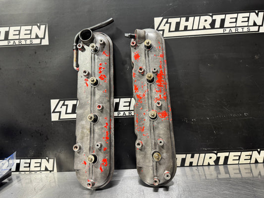 97-04 C5 CORVETTE ENGINE VALVE COVER PAIR 12570697 12570696 LH AND RH #L415