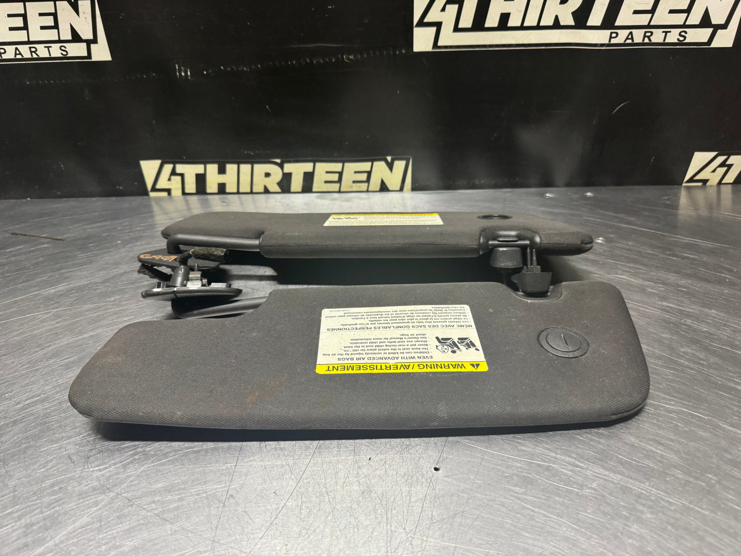 11-14 FORD MUSTANG SUN VISOR SET OEM #N426