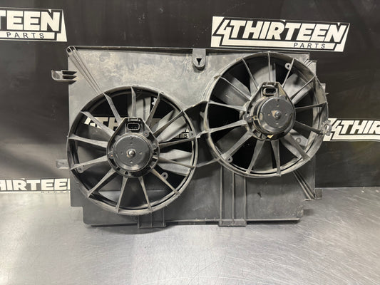 97-04 C5 CORVETTE DUAL RADIATOR FAN W/ SHROUD OEM #L491