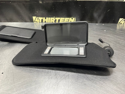 05-13 C6 CORVETTE SUNVISOR LIGHTED VANITY MIRROR PAIR