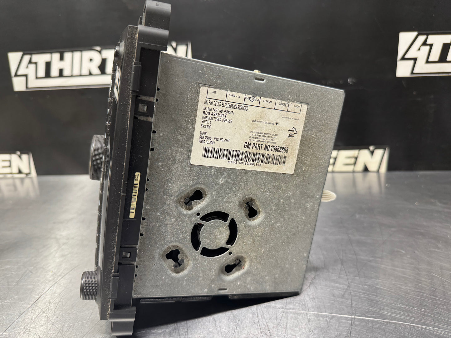07-13 GM CHEVROLET GMC SILVERADO YUKON TAHOE RADIO STEREO CD 15868808 OEM #L449
