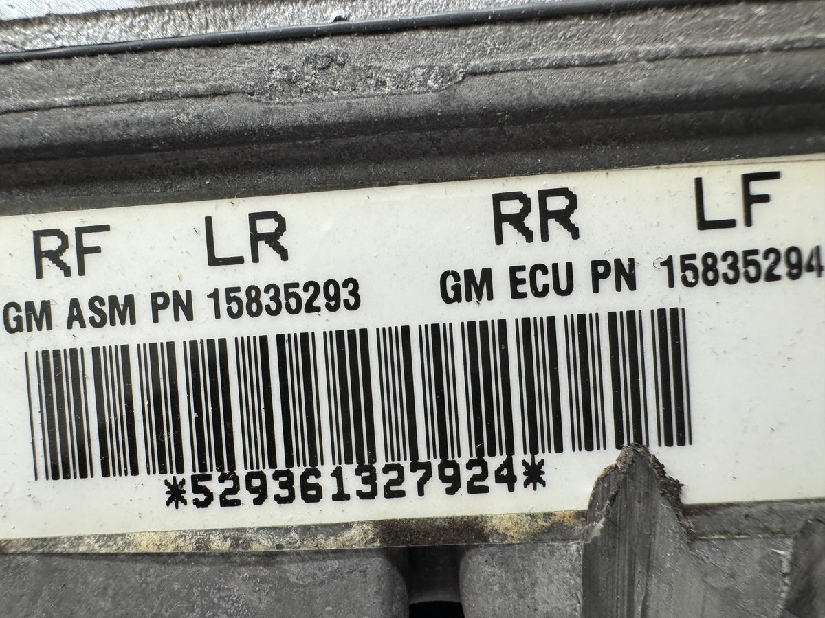 2007 CADILLAC CTS-V ABS PUMP W/ MODULE 15835293 OEM #V62