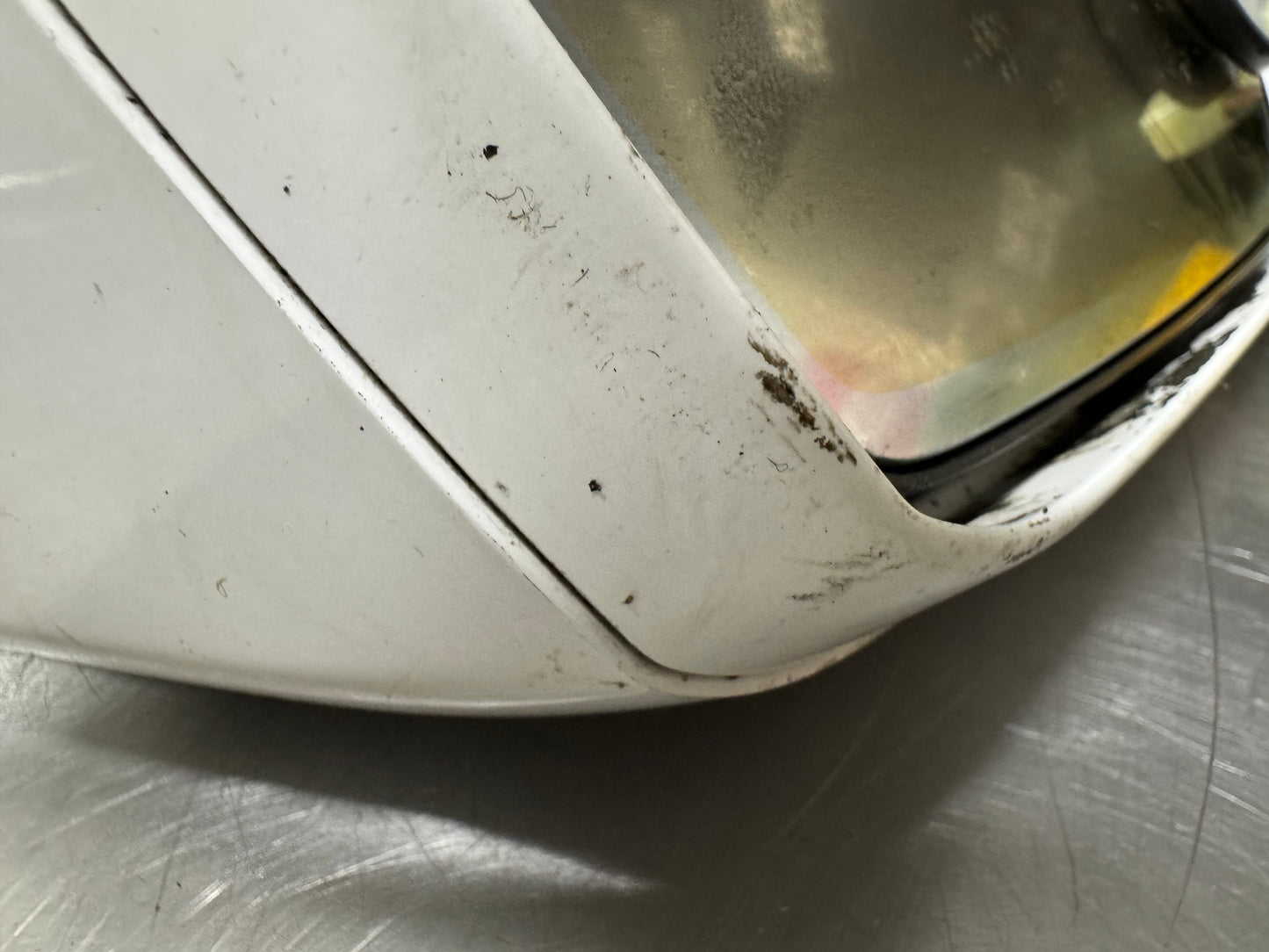 2010-2015 CAMARO HEATED LF DRIVER SIDE MIRROR WHITE #N740