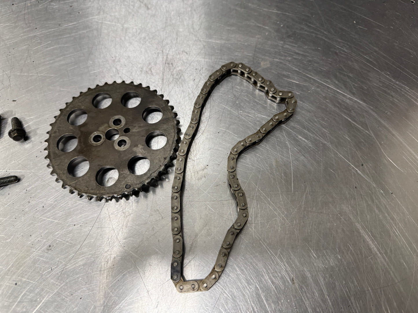3 BOLT TIMING CHAIN WITH TIMING SPROCKET #N815