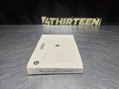 2009 C6 CHEVROLET CORVETTE OWNERS MANUAL OEM #N604