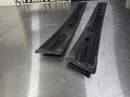 04-06 PONTIAC GTO EXTERIOR B PILLAR WINDOW TRIM LH & RH SET OEM #N737