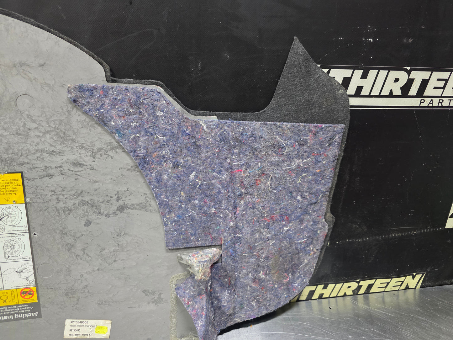 04-06 PONTIAC GTO SPARE  TIRE COVER CARPER TRUNK LINER 92155400 OEM #N724