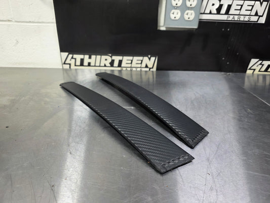 04-06 PONTIAC GTO EXTERIOR B PILLAR WINDOW TRIM LH & RH SET OEM #N737