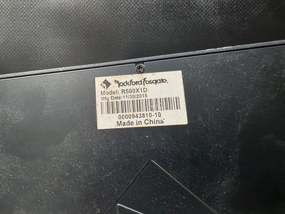 ROCKFORD FOSGATE PRIME R2-500X1 PRIME SERIES CLASSD MONOBLOCK CAR AMPLIFIER N831